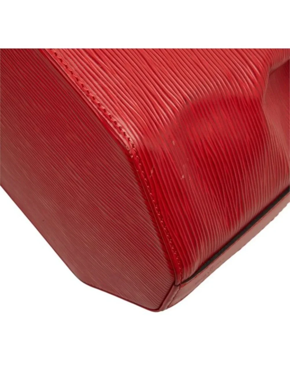Louis Vuitton Epi Sac D'epaule PM Shoulder Bag Castilian Red Leather